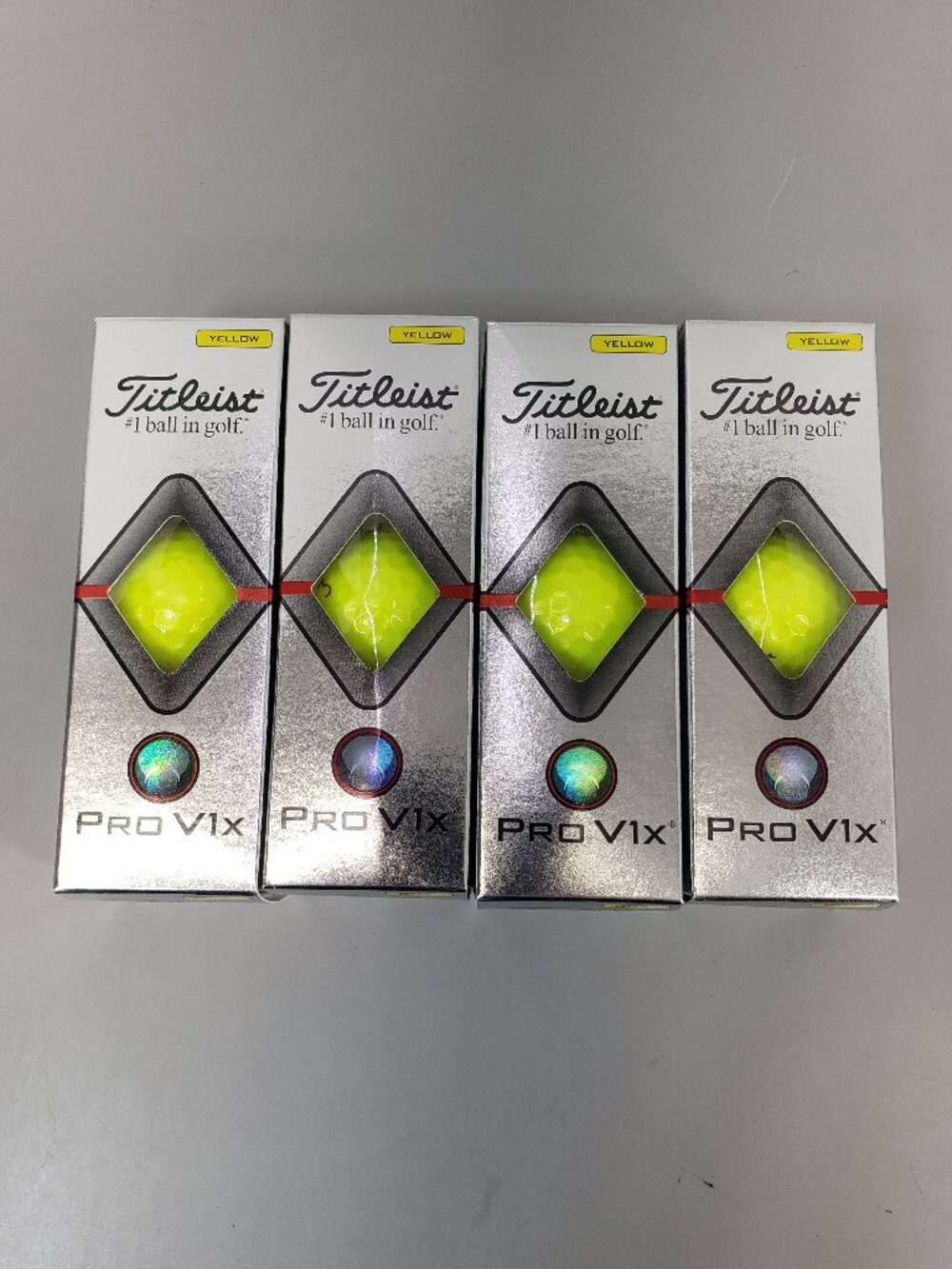 Titleist Pro V1x Golf Balls Yellow One Dozen 12 Balls NEW